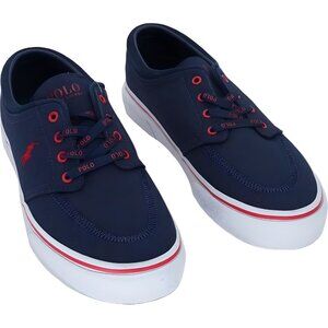 Polo Ralph Lauren Faxon Leather Navy Sneakers Men's US 10M